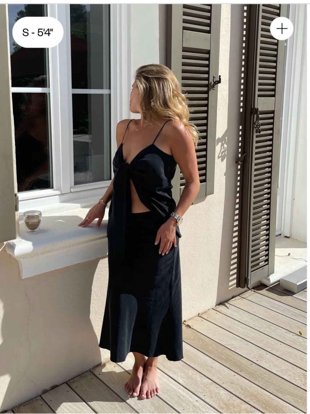 Djerf Avenue Dream Skirt- Ash